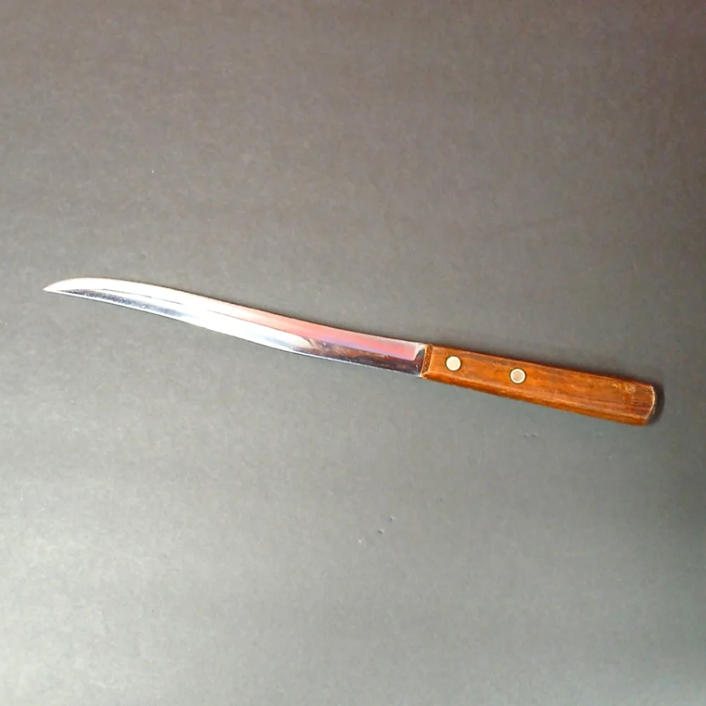 Vintage Flint Arrowhead Vanadium USA Knife 8.5